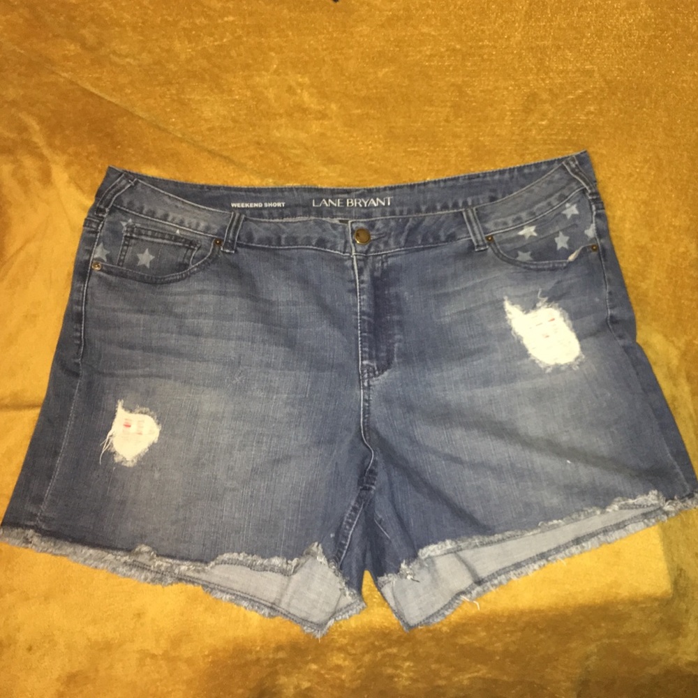 Lane Bryant denim shorts size 22